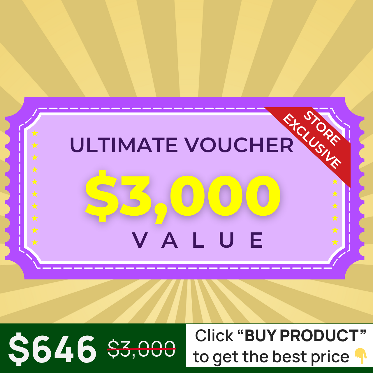 [Store Exclusive] Ultimate Voucher - $3,000 value