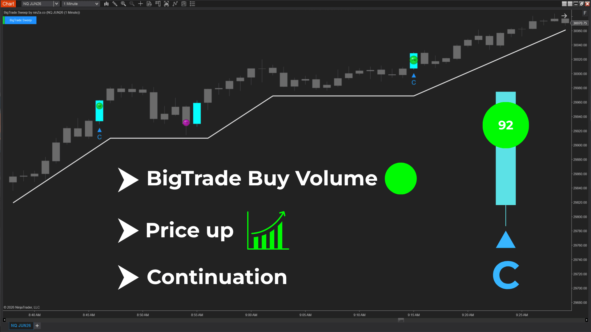 BigTrade Sweep – Tick-level sweep detection, confirmed at every execution layer