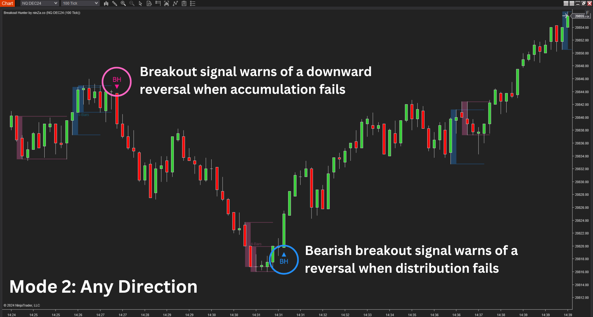 Breakout Hunter - Wyckoff Indicator NinjaTrader