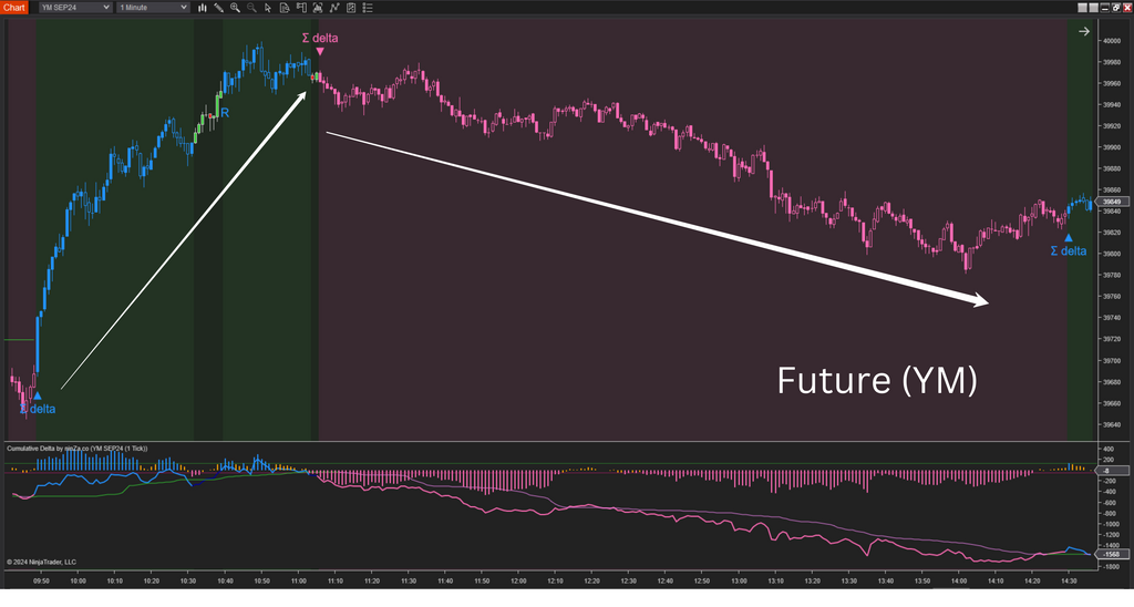 Cumulative Delta – NinjaTrader 8 Order Flow & Market Sentiment Indicator