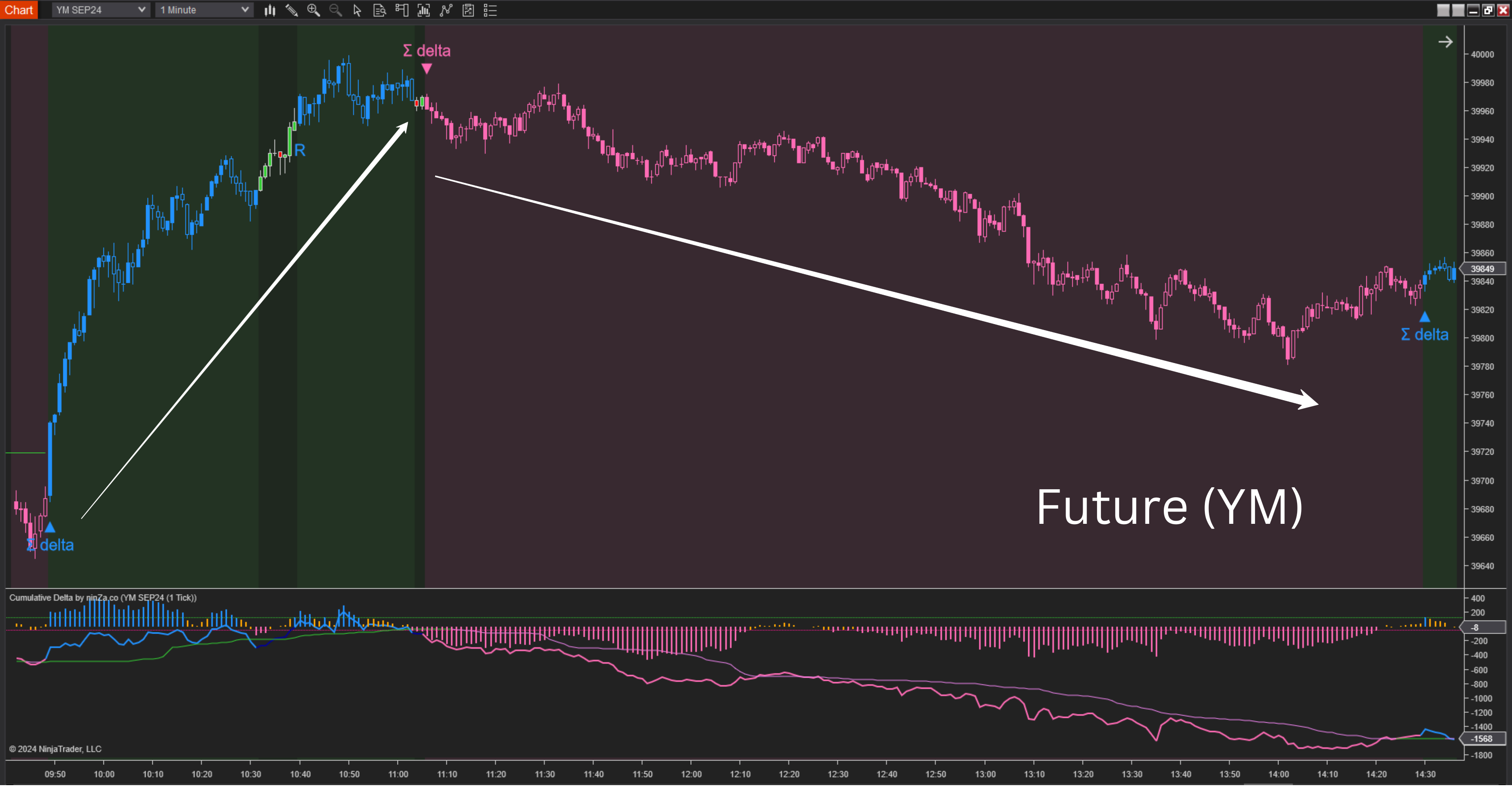 Cumulative Delta – NinjaTrader 8 Order Flow & Market Sentiment Indicator