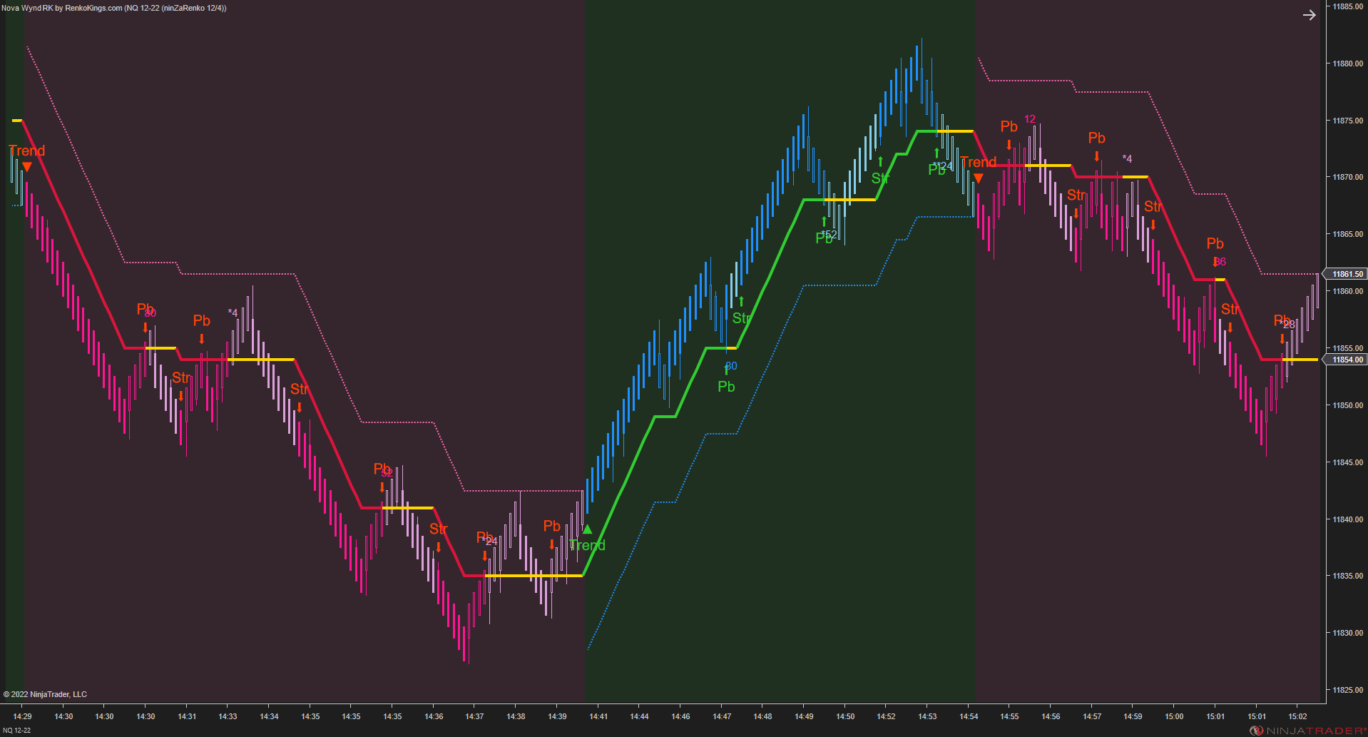 Solar Wave RK – NinjaTrader Renko Trend Indicator