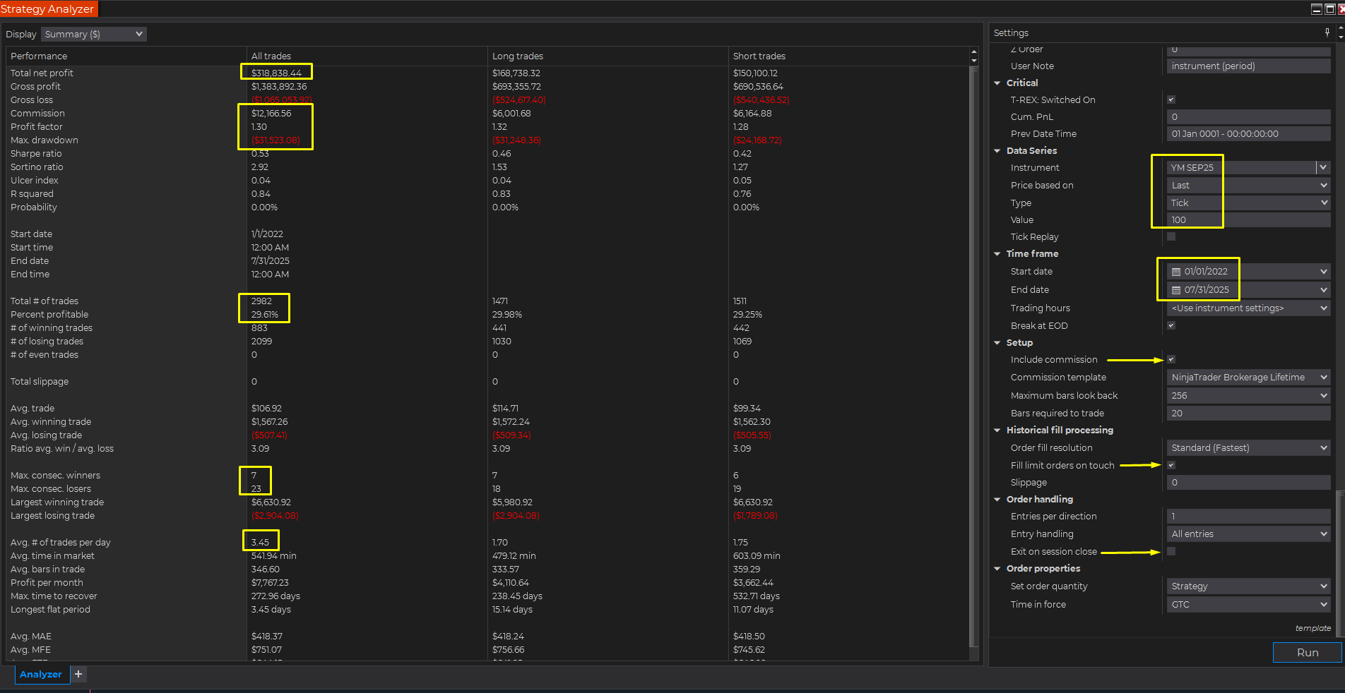 I'm T-REX - Automated Trading System for NinjaTrader 8