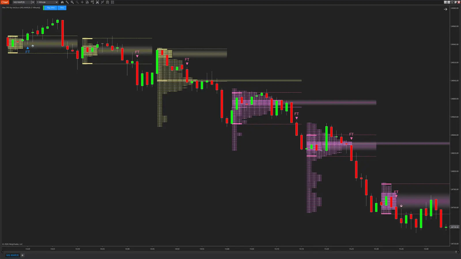 Flex TPO – Structured Post-Breakout Indicator for NinjaTrader 8