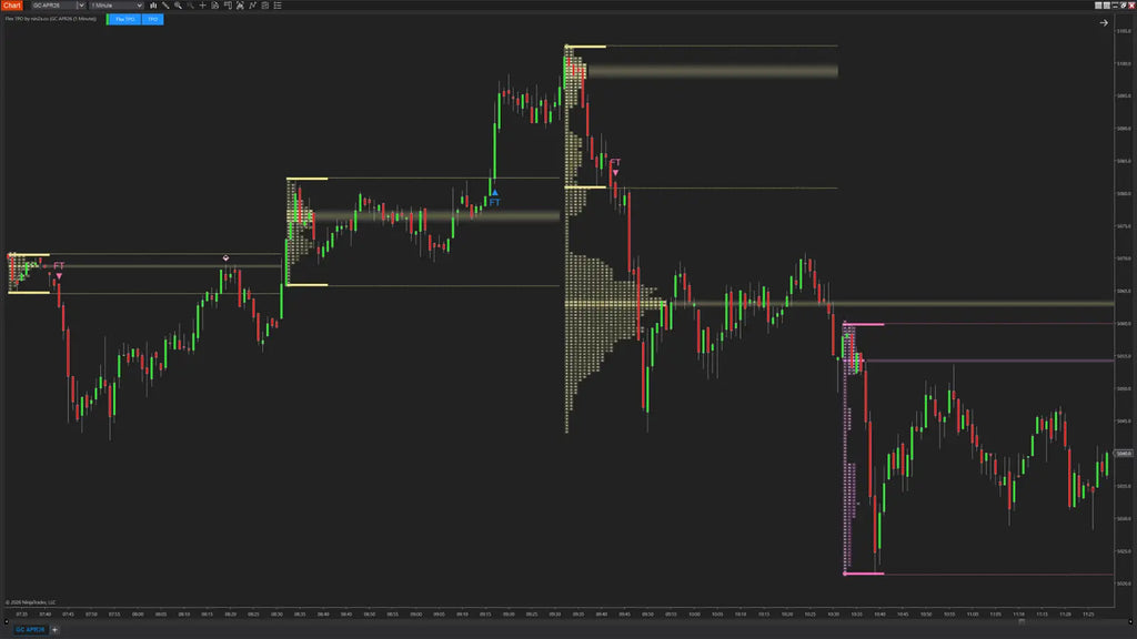 Flex TPO – Structured Post-Breakout Indicator for NinjaTrader 8