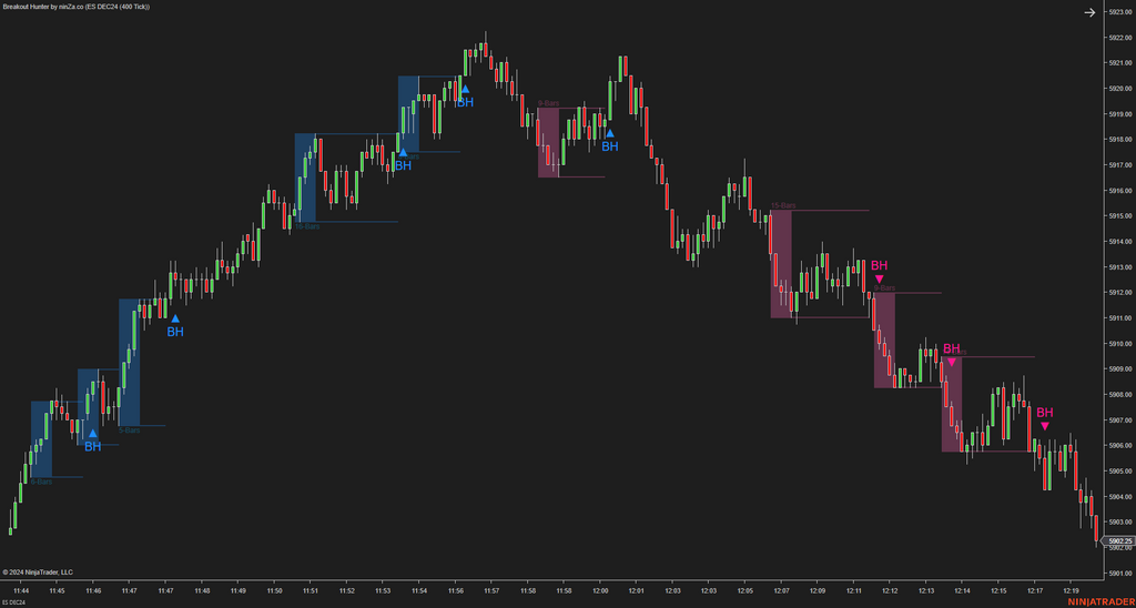 Breakout Hunter - Wyckoff Indicator NinjaTrader