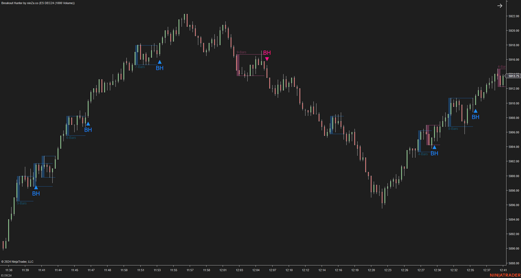 Breakout Hunter - Wyckoff Indicator NinjaTrader
