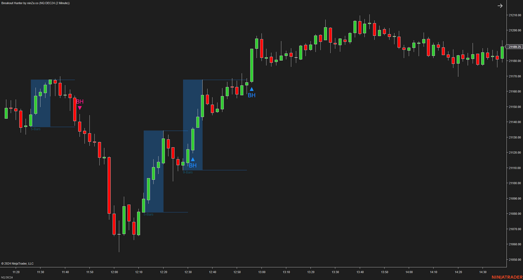 Breakout Hunter - Wyckoff Indicator NinjaTrader