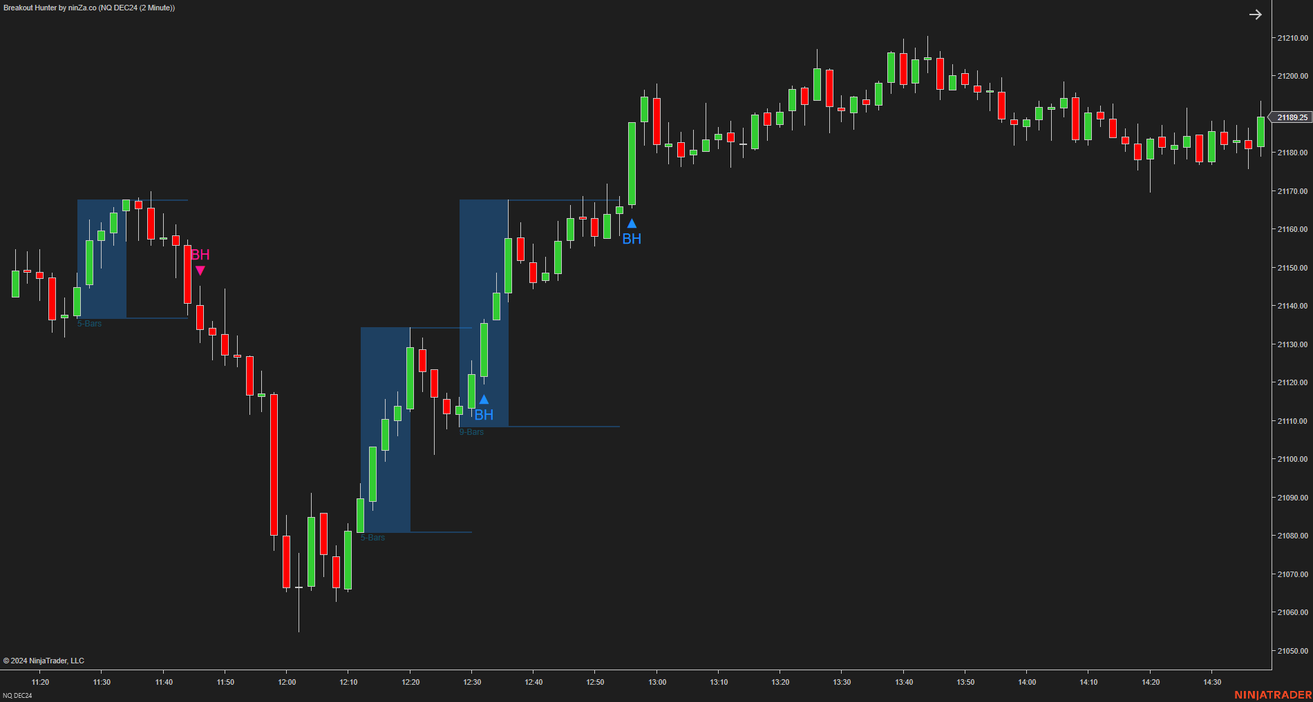 Breakout Hunter - Wyckoff Indicator NinjaTrader