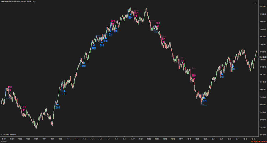 Breakout Hunter - Wyckoff Indicator NinjaTrader