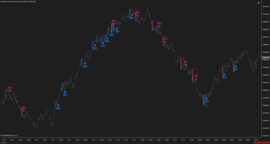 Breakout Hunter - Wyckoff Indicator NinjaTrader