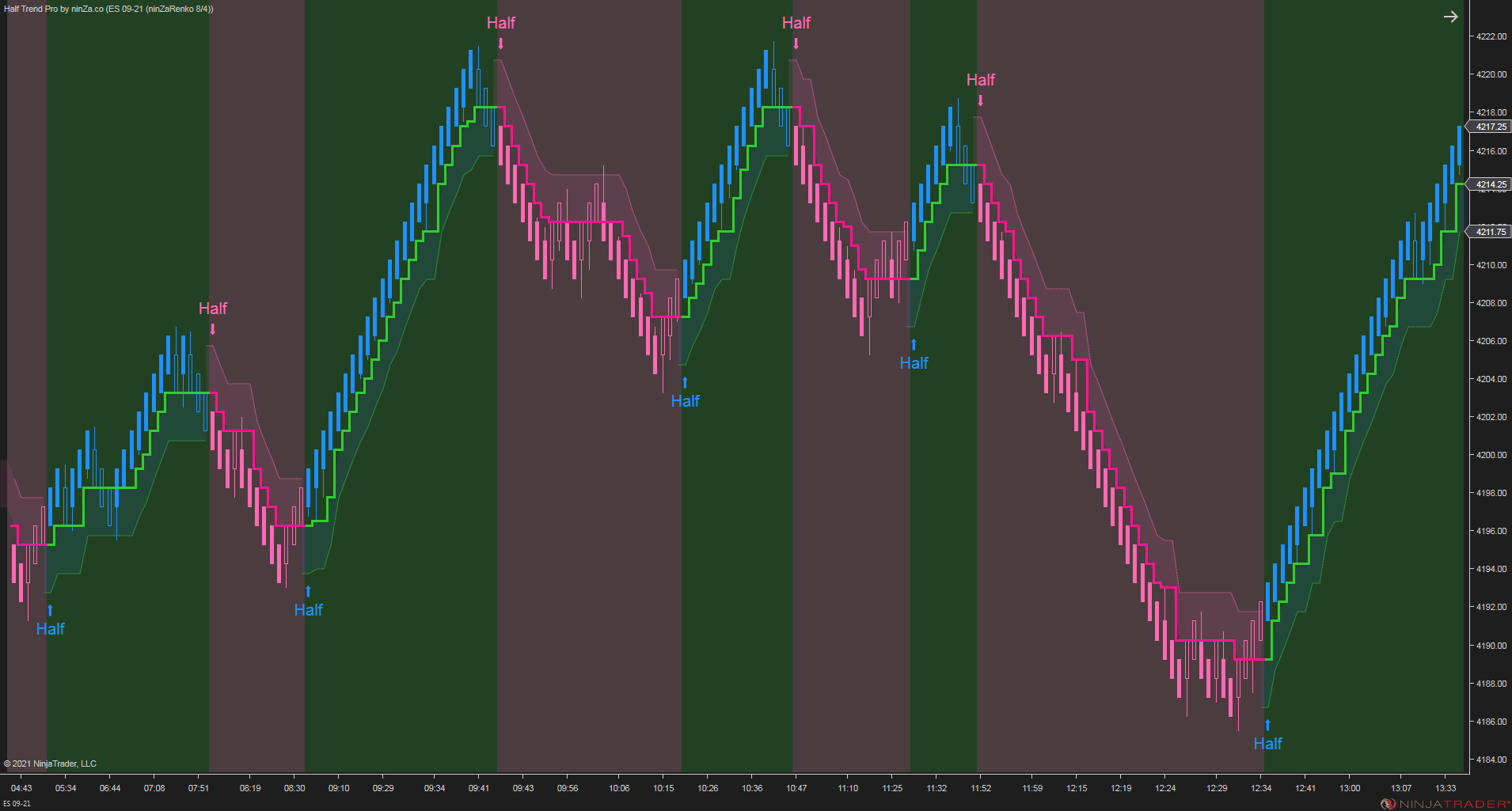 Half Trend Pro – Trend & Reversal Indicator for NinjaTrader 8