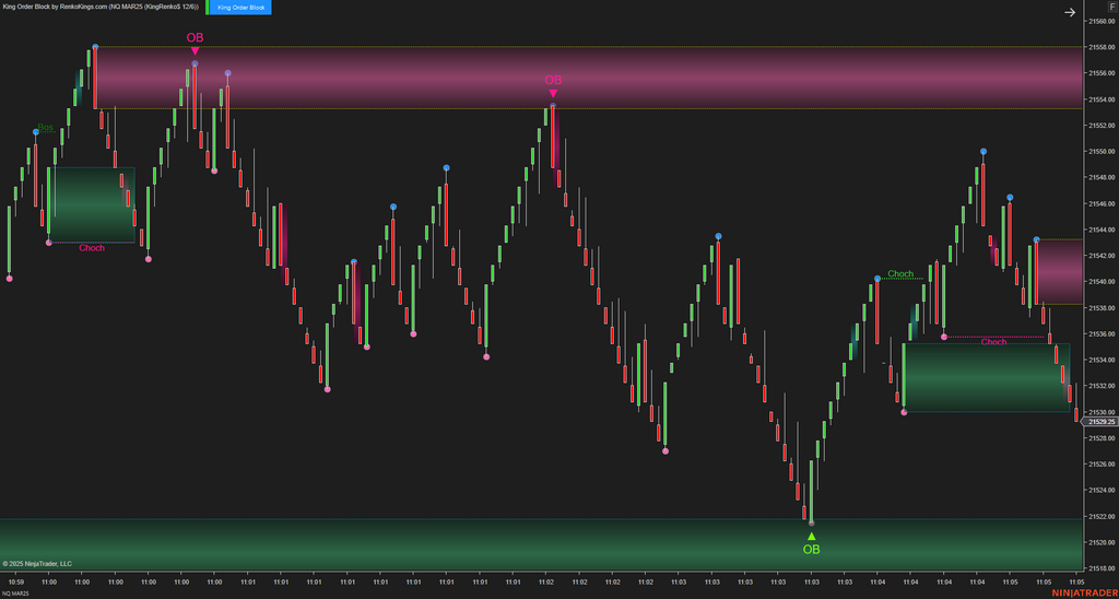 King Order Block – NinjaTrader 8 Order Block Indicator for Renko Charts
