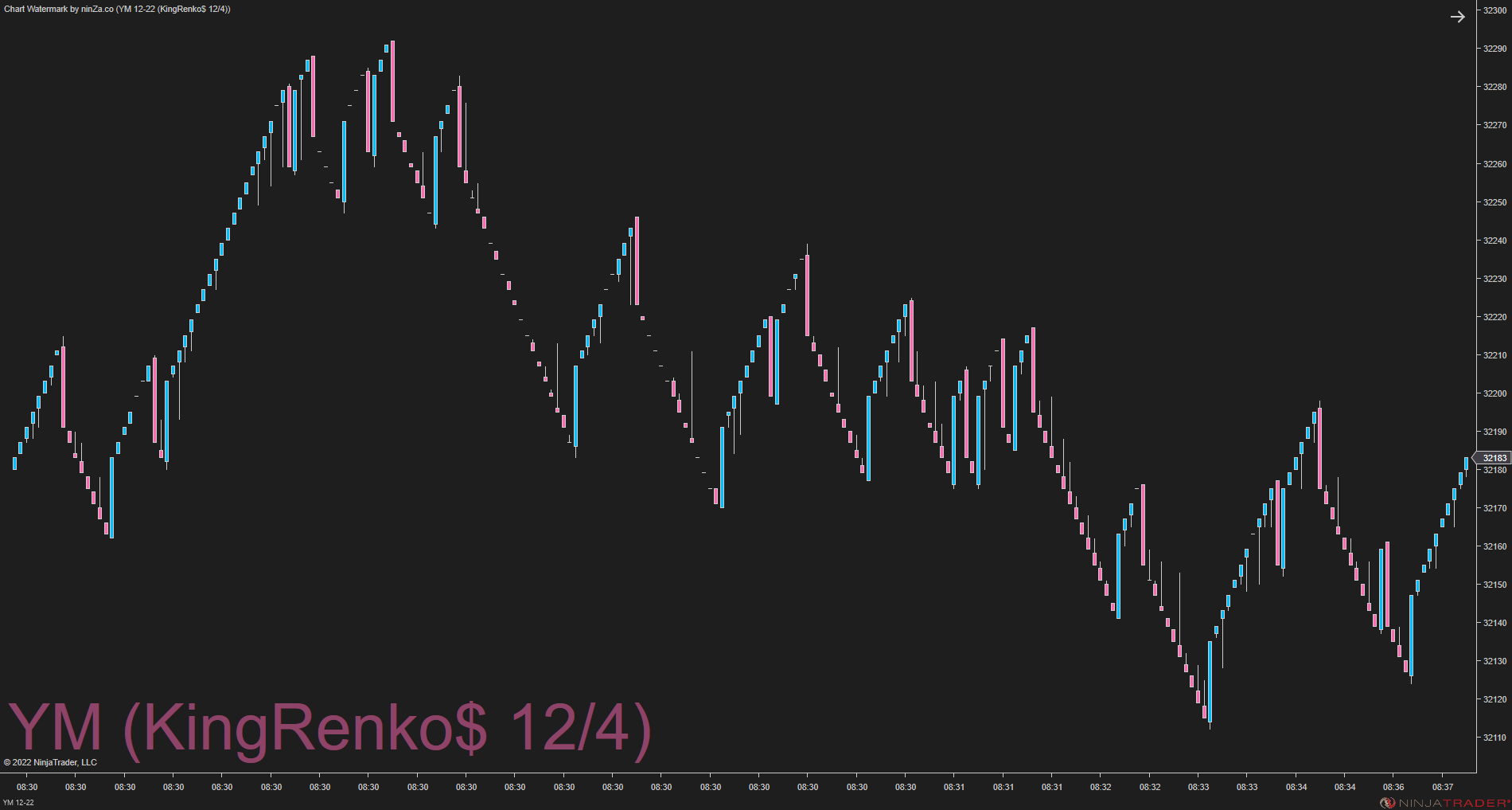 KingRenko$ – True Renko Bar Type NinjaTrader 8