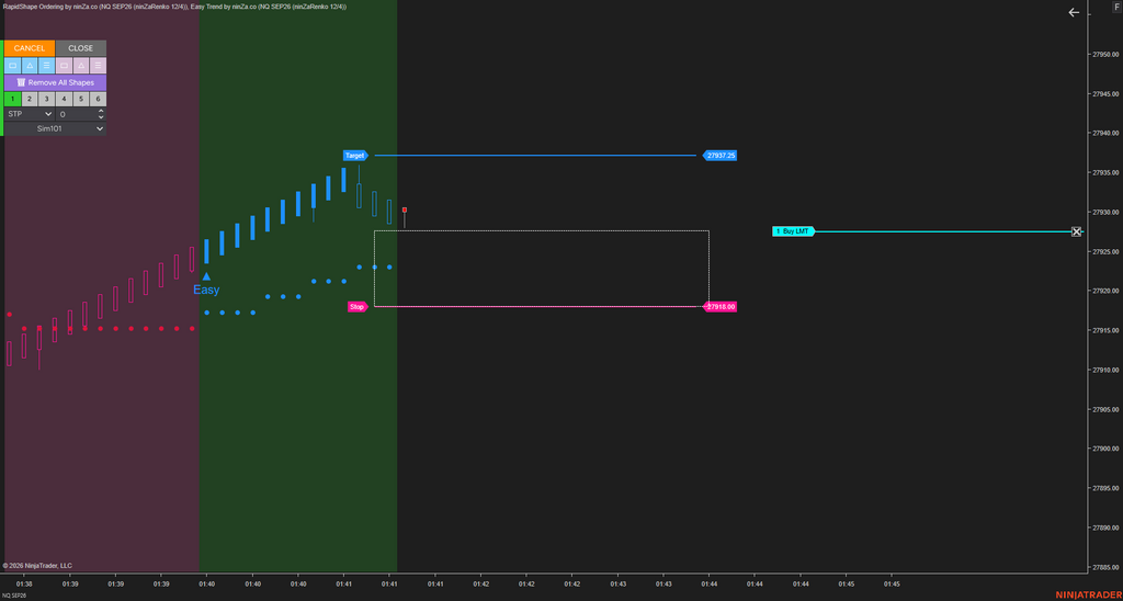 RapidShape Ordering – Draw your trade. Execute instantly.