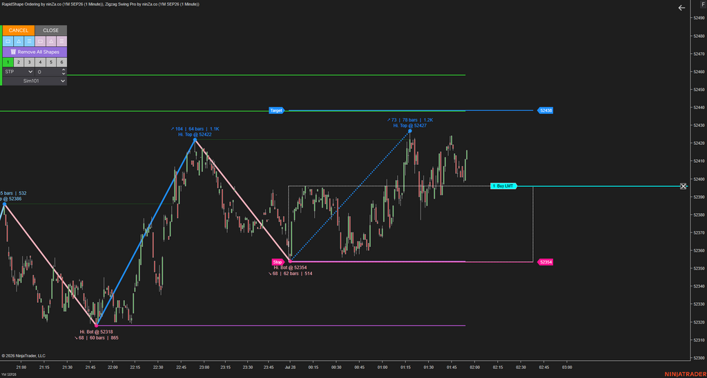 RapidShape Ordering – Draw your trade. Execute instantly.
