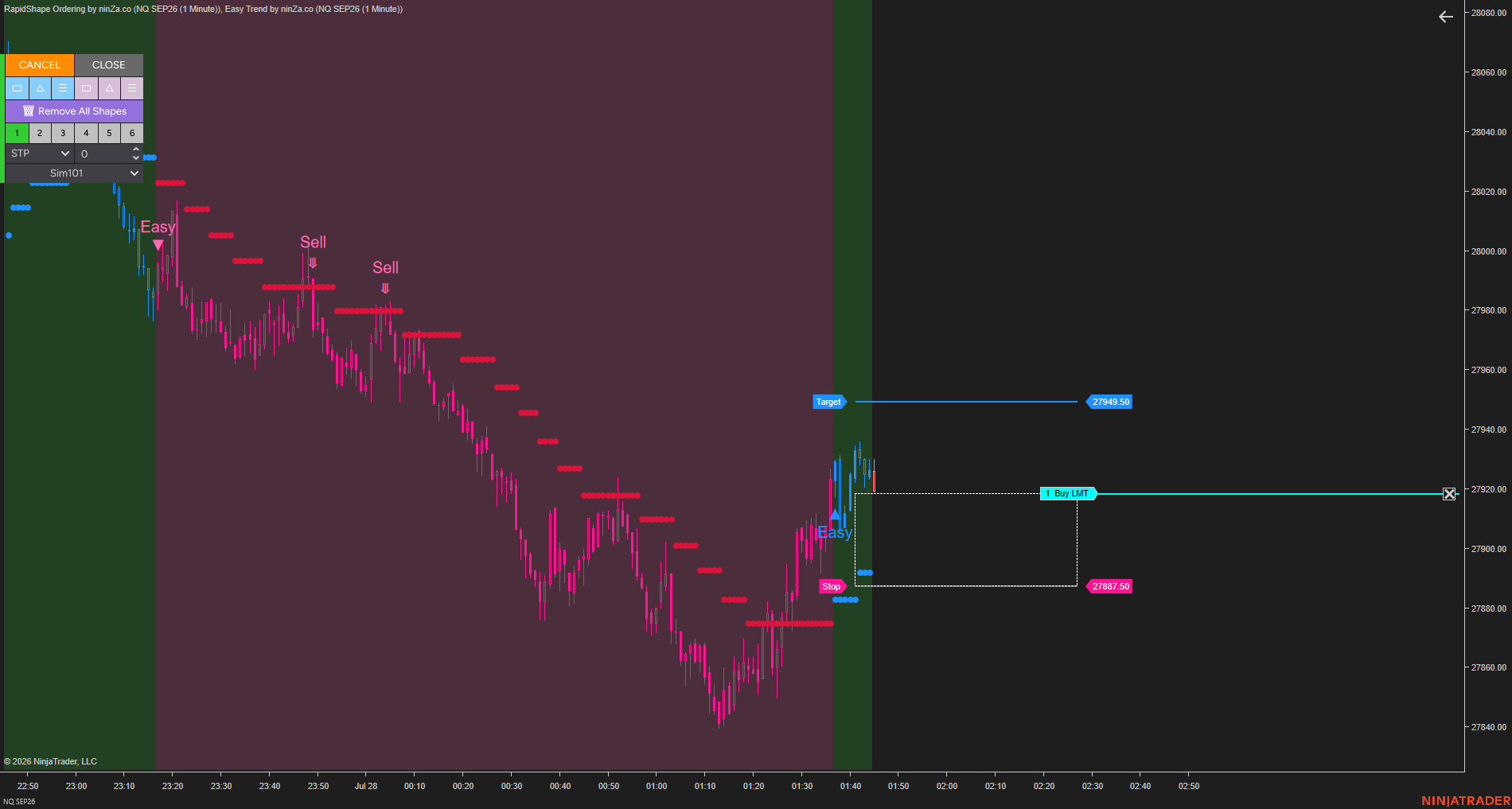 RapidShape Ordering – Draw your trade. Execute instantly.