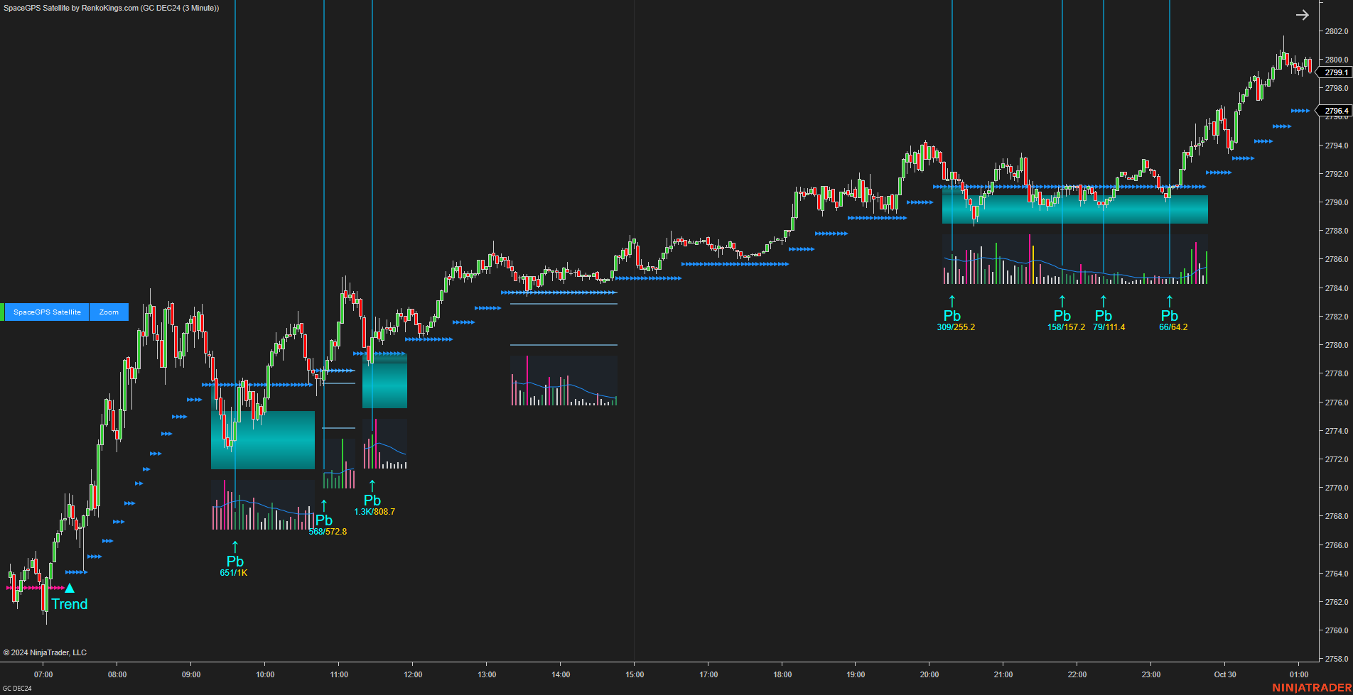 SpaceGPS Satellite - Ninjatrader 8 Order Flow