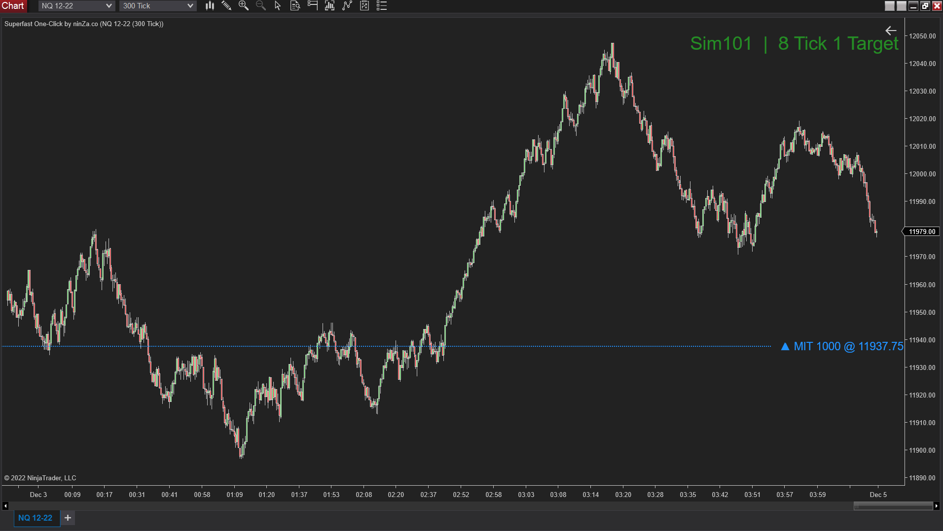 Superfast One-Click – NinjaTrader One-Click Trading Tool