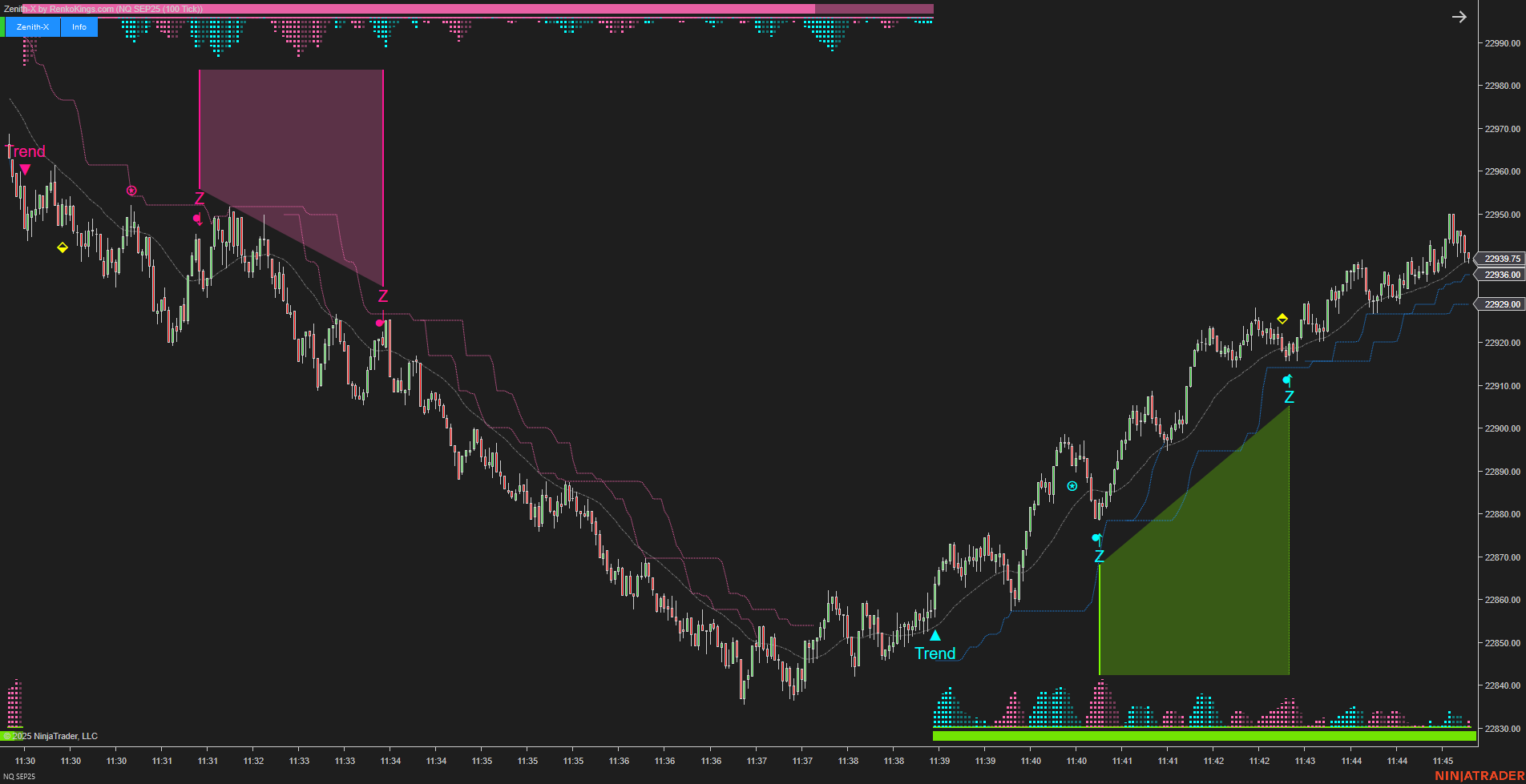 Zenith-X – NinjaTrader Momentum Trading System
